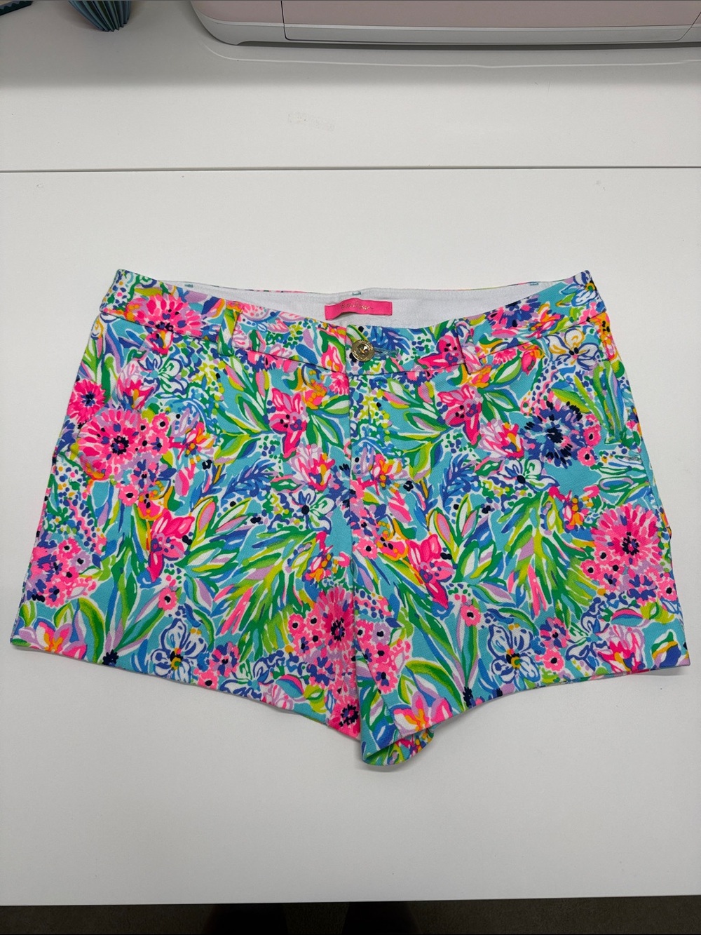 Lilly Pulitzer 5” Callahan Knit Shorts in Alligator Isle